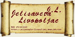 Jelisaveta Livopoljac vizit kartica